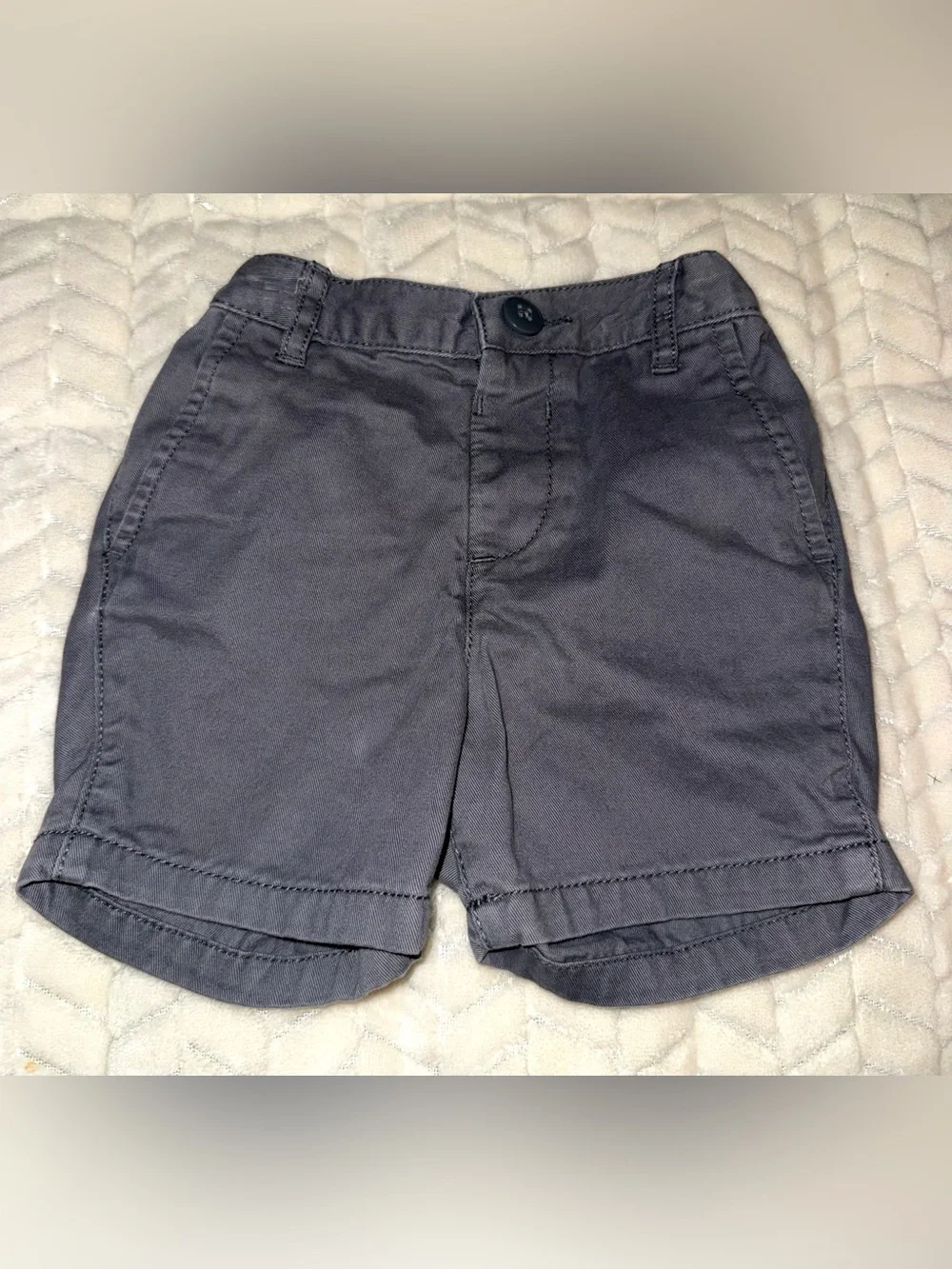 Children’s Place lot of 3 pairs of boys shorts, size 12, and 12-18 mo